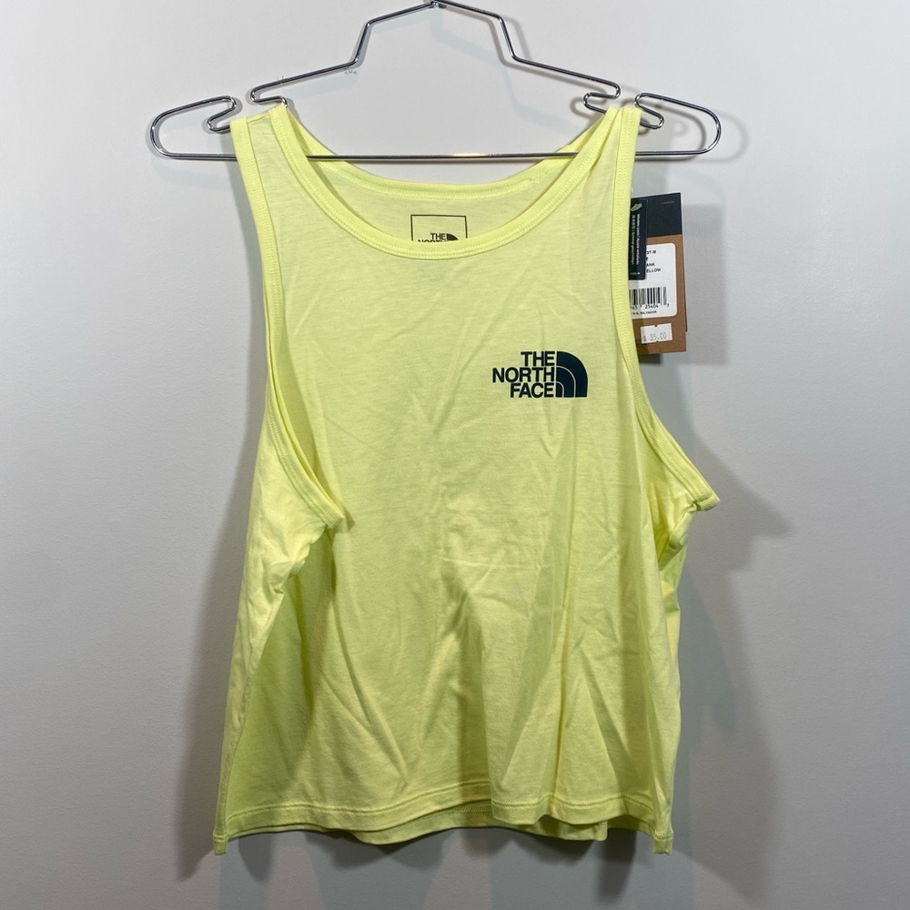 NEW North Face Women's Tank Top Size M - Pale Yellow Lime